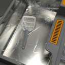 OROLEY Stainless Steel Litter Box with High Sides Lid, Extra Large XXXL Litter Box for Big Cats, Metal Kitty Litter Boxes with Anti-Leakage Enclosure,Non-Stick