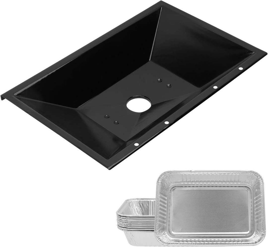 99250 Grease Tray with 6415 Aluminum Foil Liner for Weber Spirit 300 Series(2007-2012), Catch Pan for Weber Spirit E-310/E-320/SP-320, Genesis Silver B/C, Genesis 1000/2000/3000, Genesis Gold B/C