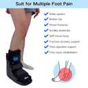 Air Walker Boot Medical Short Fracture Boot for Sprained Ankle and Achilles Tendonitis Inflatable Orthopedic Walking Boot for Broken Foot Fracture Recovery