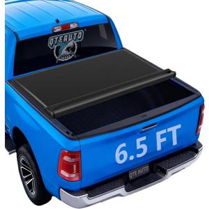 PM Auto Soft Roll-Up Tonneau Cover for 2015-2026 Ford F-150 6.5 ft Bed, Vinyl Weatherproof F150 Truck Bed Cover, No-Drill Clamp-On Installation