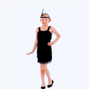 fun shack Black Girls Flapper Dress, Kids Flapper Costume, 1920s Style Dress for Girls, Vintage Flapper Outfit Size M