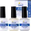 Sundaze Matte White Touch-Up Paint Pen Kit - Wall, Kitchen Cabinet, Furniture, Wood Door Touch Up - 3 Color Shades, Instantly Repair & Restore Scratches, Chips, Stains - Mix to Perfect Color Match