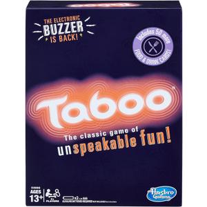 Hasbro Gaming Taboo Party Board Game with Buzzer for Kids Ages 13 and Up  Hasbro Gaming Taboo Party Board Game with Buzzer for Kids Ages 13 and Up