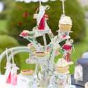 Talking Tables Alice in Wonderland Cupcake Cake Stand Mad Hatter Tea Party Decorations Mother's Day Party Decor Reusable Cakestand Table Centrepiece Afternoon Tea Onederland 1st Birthday Baby Shower