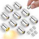 10pcs Miniature Led Lights, Tiny Small Led Lights Battery Powered Balloon Mini Spot for Paper Lantern Party Decoration Micro Crafts Models Dollhouse Accessories(Warm White Light)