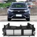 71300-TLA-A51 Active Air Intake Grille Assembly with Motor, Black Plastic, Upper Front Radiator Airflow Louvers, Direct Replacement