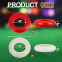 Frienda Bumper Pool Table Replacement Rubber Rings, Renew Old Hard Bumpers for Bumper Pool Tables