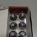 PChero 6 Pack Solar Tea Lights Outdoor Waterproof, Small Solar Lights with Dusk to Dawn Sensor, LED Tealight Candles for Lantern Garden Camping Outside Patio Home Decor, 1.5" x 2.1"