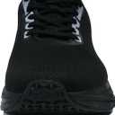 Men's Running Shoes Lightweight Cushioning Walking Tennis Sneakers (6.5, All Black)