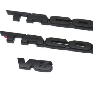 Emblem Overlays 3Pcs Compatible with 2016-2024 ABS Plastic Badge Emblems Overlay 0516 with Strong Adhesive Matte Black