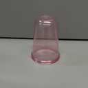 16oz Disposable Stemless Glasses,PET Disposable Drinking Cups,Cold Party Clear Plastic Wine Glasses for Parties Birthday,Wedding,Meeting,Christmas Party Supplies (100, Pink)