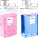 94 OZ Laundry Detergent Dispenser, Laundry Soap Dispenser, Fabric Softener Dispenser, Liquid Laundry Detergent Container, Laundry Room Organization and Storage, 2 Pack