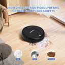 Robot Vacuum and Mop Combo for Pet Hair, 4500Pa Strong Suction, Tangle-Free Brush, 120-Min Runtime, Ultra-Thin 2.8 for Under Furniture, Quiet, Smart Mapping Ideal for Hard Floors & Large Homes