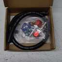 800-671 A/C Line Splice Connector Splicer Coupler Kit for 3/8" Line with No.6 Hose - Heavy-Duty Easy Install AC Air Conditioning Line Repair Kit