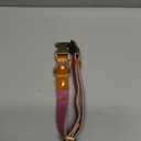 Plutus Pet Genuine Leather & Hemp Dog Collar  Adjustable Heavy Duty Pet Collar with Quick Release Metal Buckle, Soft & Stylish for Puppy and Small, Medium, Large Dogs (Purple, XS)