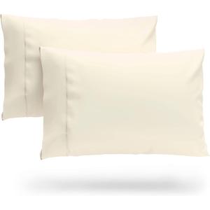Luxury Pillowcases - Standard Size Cream