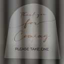 Thank You Sign for Guests, Bridal Shower Baby Shower Decoration Sign, Thank You for Coming Please Take One Sign, Wedding Shower Favors Sign, Birthday Party Decor Supplies, 9 * 11IN