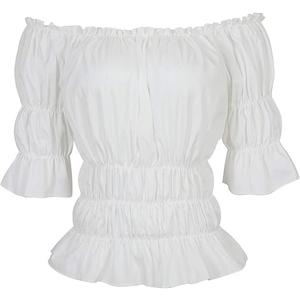 Kranchungel Peasant Blouses for Women: Renaissance Shirt Halloween Costumes Woman 2026 Pirate Costume Themed Party Aged 25-35 Size Small