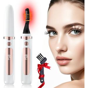 2026 Heated Eyelash Curler-USB Rechargeable Electric Eyelash Curler- Eyelash Curlers Heated 3s - 24 Hours Long Lasting- with Led Display for Women Girls-White