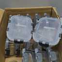 M MCIRCO [15-Pack,13 oz 1.5 Cup Glass Meal Prep Containers, Small Glass Food Storage Containers with Lids,Airtight Lunch Containers, Microwave, Oven, Freezer and Dishwasher Friendly, BPA-free