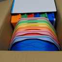 18 Pieces Non-Slip Balance Beam Stepping Stones for Kids 3 Years + Stackable Obstacle Course Balance Board for Toddlers Thicken Plastic Hold up 220LBS Indoor Outdoor Sensory Toy