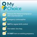 2 x Ohm My Choice Emergency Contraceptive Pill. A Safe and Effective Way to Lower Your Chances to get Pregnant After unprotected Sex. Active Ingredient Levonorgestrel Tablet 1.5mg