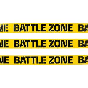 Fun365 Battle Zone Caution Tape - 20 ft
