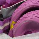 QUMY Dog Shoes for Large Dogs, Medium Dog Boots & Paw Protectors for Winter Snowy Day, Summer Hot Pavement, Water-Resistant in Rainy Weather, Outdoor Walking, Indoor Hardfloors Skid-Resistant Sole (Size 6: 2.6''x3.0''(W*L) (Pack of 4))