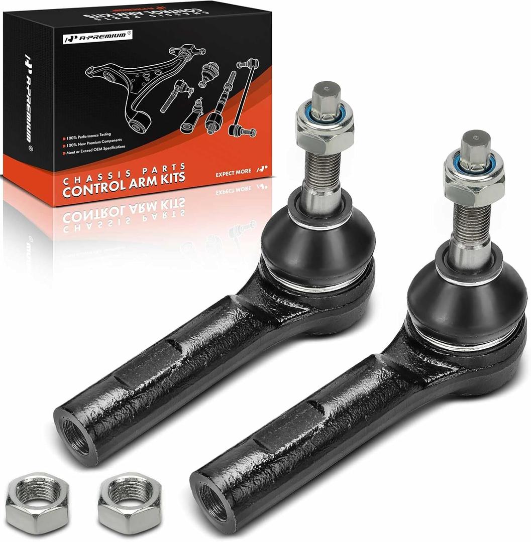 A-Premium 2 x Front Outer Tie Rod Ends Compatible with Ram 1500 2019 2020 2021 2022 2023