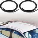 JDMON Roof Drip Molding Strips Weatherstrip Compatible with Toyota Prius C 2012 2013 2014 2015 2016 2017 2018 2019, Replace 75552-52190 75551-52210, Left and Right, 2 PCS