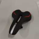 MSDADA Gel Bike Seat Bicycle Saddle, Bike Saddle for Men & Women, Waterproof Bicycle Seat Comfortable Soft Cushion for Road Bike, Cruiser, Mountain Bike, Exercise Bike, City Bikes (Small, red)