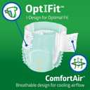 Medline FITULTRAXXLZ FitRight Ultra Briefs, XX-Large (Pack of 20) (Green, L)