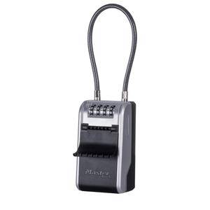 Master Lock High Capacity Key Lockbox, Combination Dial, Removable Cable