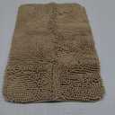 OLANLY Bathroom Rugs 30x20, Extra Soft Absorbent Chenille Bath Rugs, Rubber Backing Quick Dry, Machine Washable Bath Mats for Bathroom Floor, Tub and Shower, Home Decor Accessories, Beige