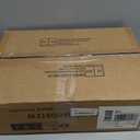 IBUYKE Small 12" H Footrest Stool, Square PU Foot Stool with Metal X-Leg, Multi-Use as Small Side Table, Step Stool for Living Room, Bedroom, Entryway, Office, White WBD012W