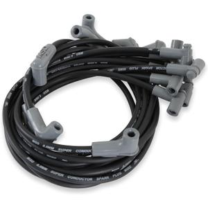 MSD 35593 Super Conductor Spark Plug Wire Set, Black