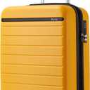 Kono Carry-On Suitcase 20in Expandable ABS+PC Airline Approved Yellow
