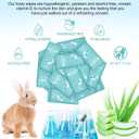 Treela 300 Pcs Large Body Wipes Bulk Deodorant Travel Size for Homeless Care Package Supplies Individually Wrapped Adults Bathing No Rinse Wet Wipes Men Women Hygiene Items(7.09" X 9.84",Blue)