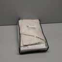 100% Blackout Shield Linen Blackout Curtains for Bedroom 108 Inches Long, Back Tab/Rod Pocket Living Room Drapes, Thermal Insulated Blackout Curtains 2 Panels Set, 50" W x 108" L,Cream