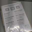 Waterproof Fabric Shower Curtain or Liner,Linen Textured,Breathable TPU & Washable Bathroom Shower Curtain Set with 12 Plastic Hooks,Modern,52x63" Cream