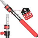 DIYSELF 3.5 FT Extension Pole, 1.5-3.5 Ft Telescoping Pole, Paint Roller Extension Pole, Paint Extension Pole, Paint Pole, Extendable Pole, Paint Roller Pole, Telescopic Pole for Cleaning