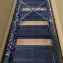 WOA WOA 5 Step Ladder, Ladders for Home, Anti-Slip Pedals, Step Stool Foldable, Lightweight to Move, Ease of Storage, Reach 10ft for Closet Kitchen Library, Hold 300lbs - Black