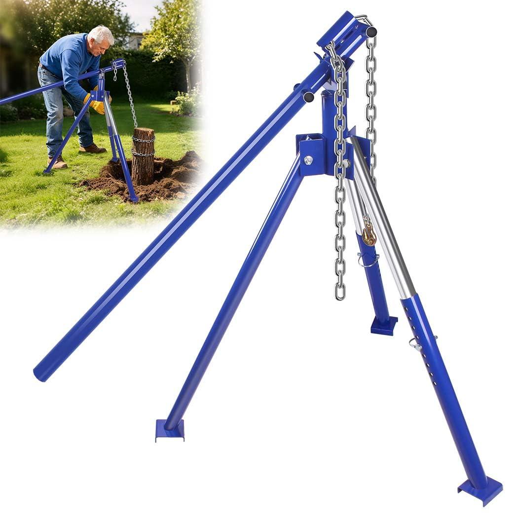 Heavy Duty Lever Fence Post Puller w/Adjustable Legs -Fits Sloped Ground
Alloy Steel Lever-Type Stake Removal Tool for Wood, Metal, Concrete Posts & Tree Roots, Ideal for Landscaping and Farm Use