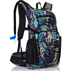 N NEVO RHINO Hydration Backpack, 18L Multipurpose Hiking Backpack with 3L Water Bladder, Water Backpack Insulated Hydration Pack Ideal for Hiking and Cycling