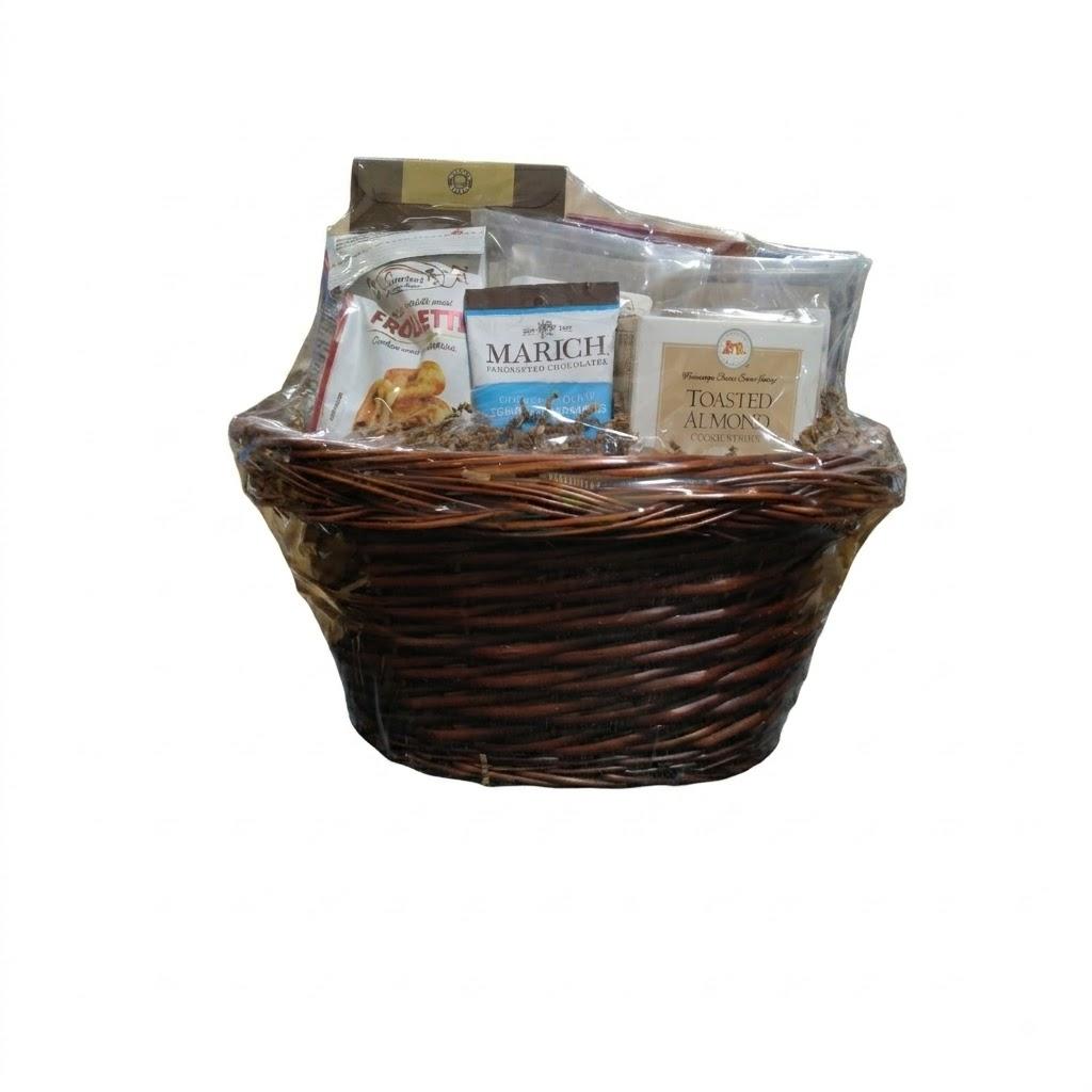 Gift Basket Village: Senior Moment Birthday - Gourmet Drinks & Snacks Gift Set, BB 07/16/2026