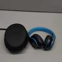 ZIHNIC Bluetooth Headphones Over-Ear, Foldable Wireless and Wired Stereo Headset Micro SD/TF, FM for Cell Phone,PC,Soft Earmuffs &Light Weight for Prolonged Wearing (Black/Blue)