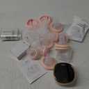 NCVI Double Electric Breast Pump 8782, Portable Anti-Backflow, with 4 Size Flanges, 4 Modes & 9 Levels, LED Display, 10 Breastmilk Storage Bags, Ultra-Quiet and Pain Free Breast Pumps (Pink-2200mah)