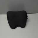 Car Seat Neck Pillow, Headrest Cushion Relieve Neck Pain for & Muscle Tension,100% Memory Foam Neck Support Head Pillow for Ergonomic Design (Black)