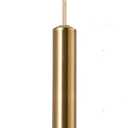 KCO Lighting Modern Globe Pendant Lights Kitchen Island Lighting White and Gold Pendant Light Single Pendant Lighting Frosted Glass Hanging Light Brass Vintage Ceiling Light Fixture