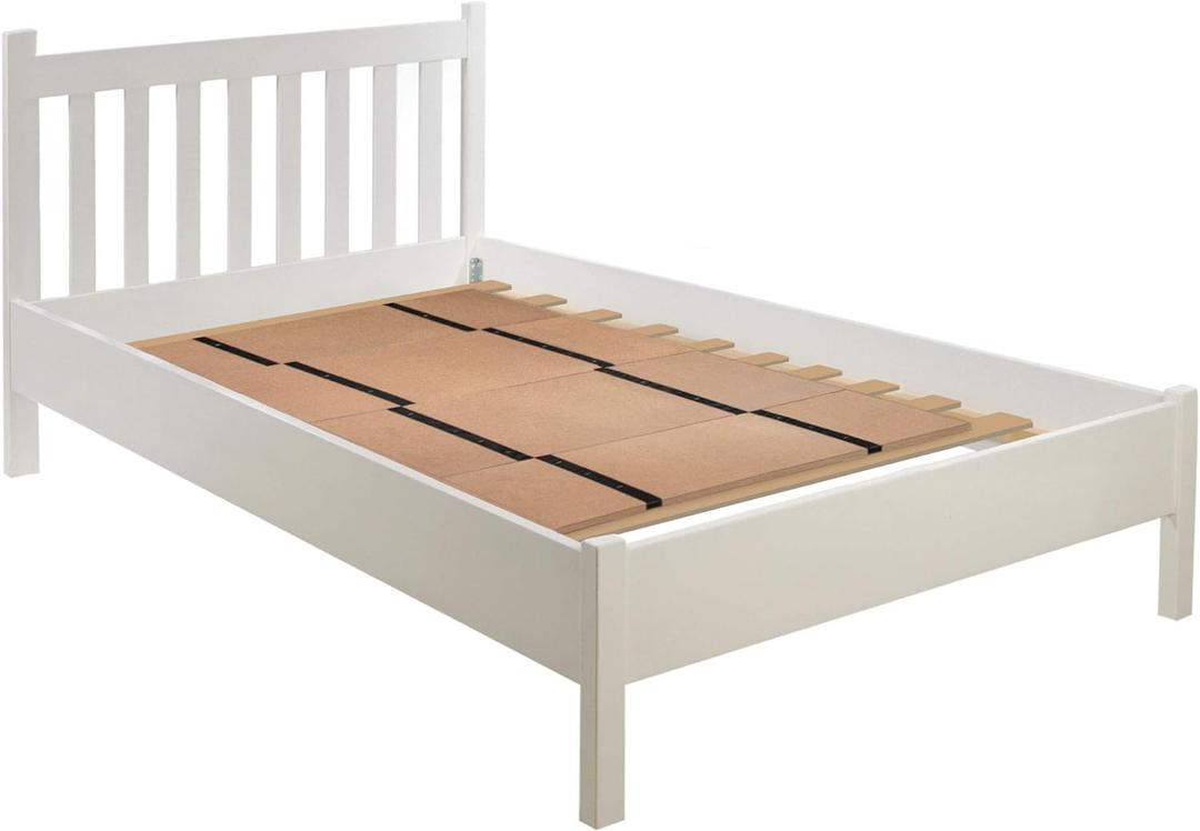 DMI Foldable Box Spring, Bunkie Board, Bed Support Slats for Support to Streamline and Minimize the Bed, No Assembly Needed, Full Size, 60 x 48 (Double 48 x 60)